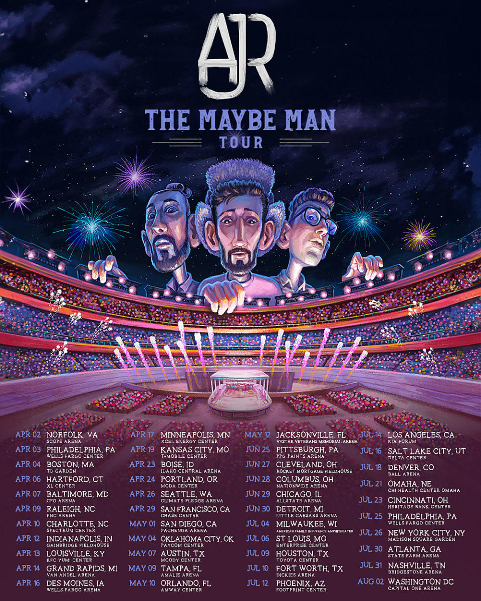 ajr past tour dates