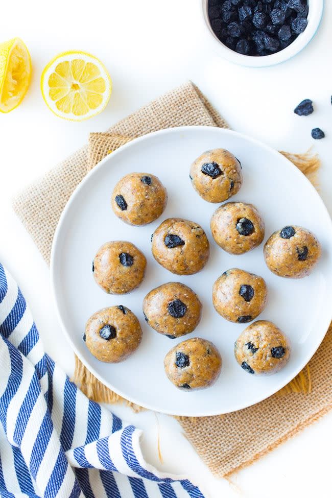 Blueberry Paleo Energy Balls