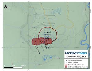 Kwanika 2021 Planned Drillholes