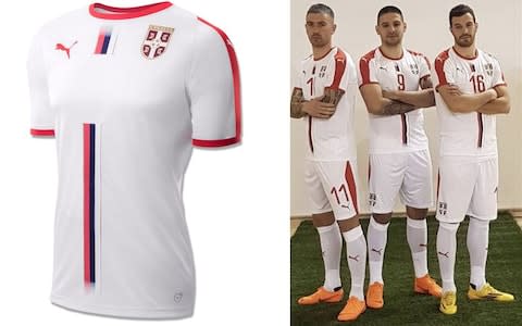 Serbia 2018 World Cup away kit - Credit: PUMA