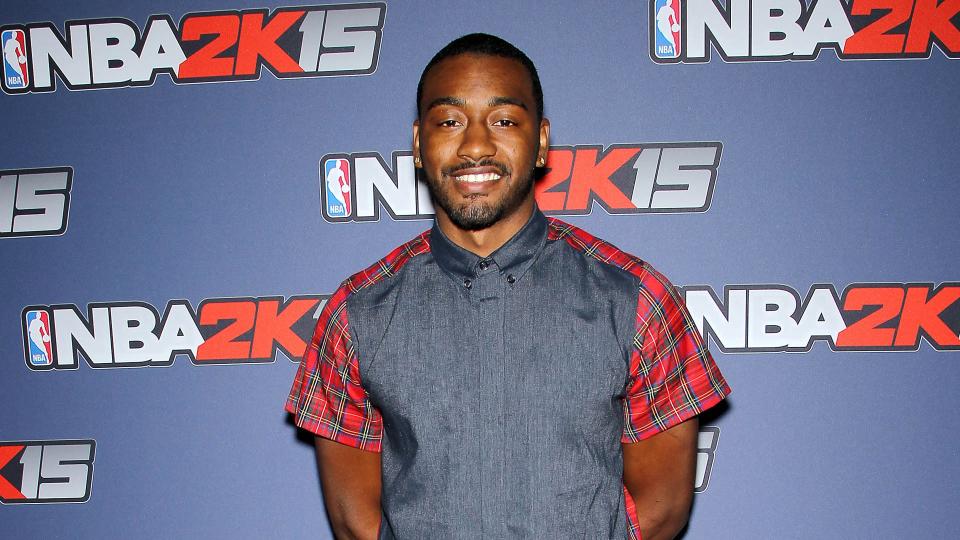 Mandatory Credit: Photo by Marion Curtis/StarPix/Shutterstock (5628983ah)John Wall2K Sports Host NBA 2K15 Launch Celebration, New York, America - 23 Sep 2014.