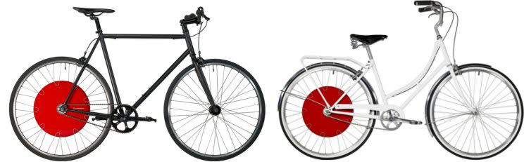 You can also buy a complete bike in various styles.