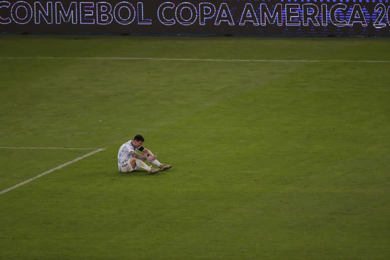 Messi y una videollamada familiar en el Maracaná, la noche de la consagración en la Copa América