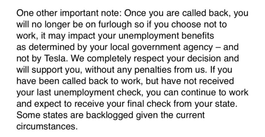 Tesla HR email