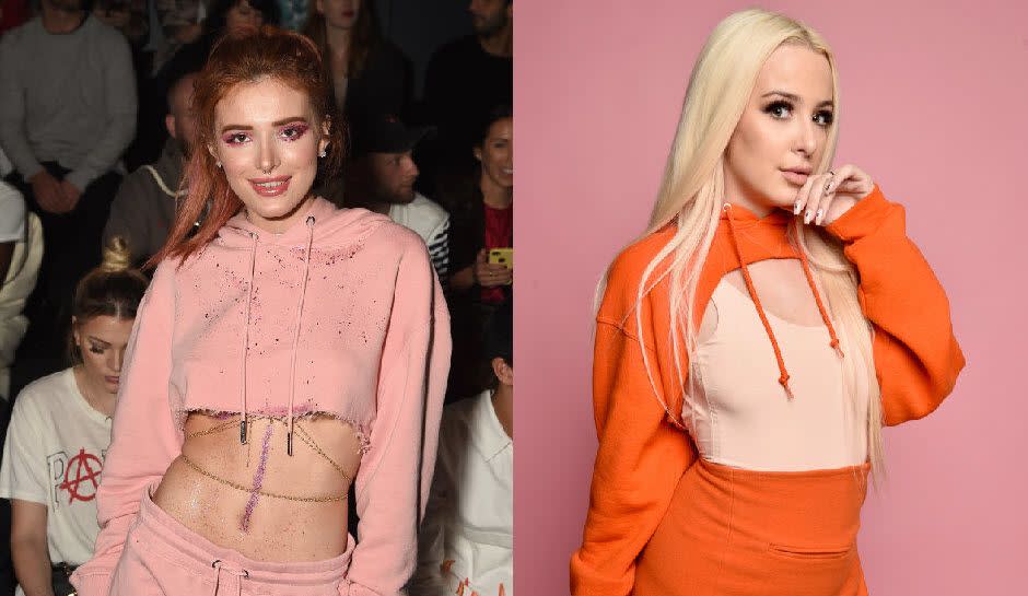 Bella Thorne and Tana Mongeau Share Steamy Kiss In Shocking Instagram Pics