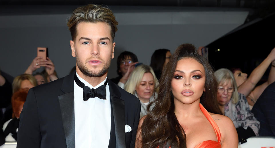 Chris Hughes and Jesy Nelson attend the National Television Awards 2020 at The O2 Arena on January 28, 2020 in London, England. (Photo by Karwai Tang/WireImage)