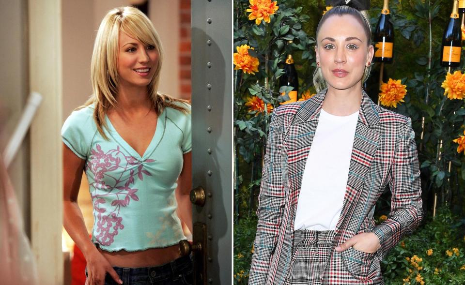 Kaley Cuoco, The Big Bang Theory, then and now