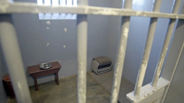 Nelson Mandela's former cell on Robben Island