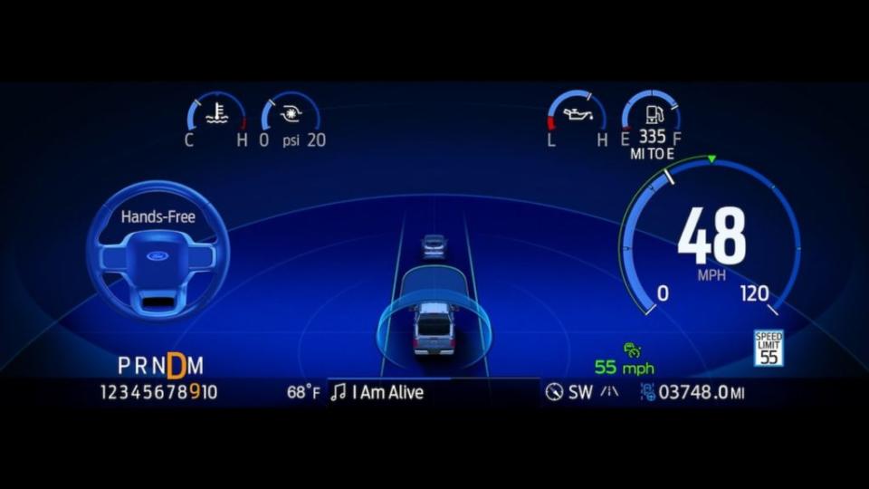 BlueCruise能讓駕駛在高速公路行駛時不需要全程把手放在方向盤上。(圖片來源/ Ford)