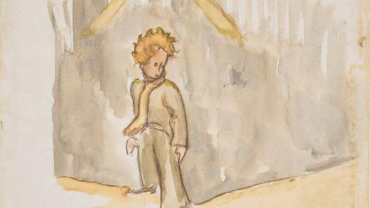 Une aquarelle du « Petit Prince » a été vendue aux enchères pour 350 000 euros.