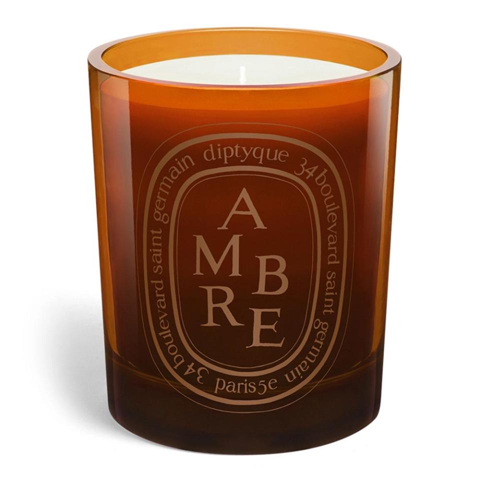 <p><a href="https://go.redirectingat.com?id=74968X1596630&url=https%3A%2F%2Fwww.saksfifthavenue.com%2Fproduct%2FDiptyque-Ambre-Scented-Candle-0411627254071.html&sref=https%3A%2F%2Fwww.cosmopolitan.com%2Fstyle-beauty%2Fbeauty%2Fg45228514%2Fbest-fall-candles%2F" rel="nofollow noopener" target="_blank" data-ylk="slk:Shop Now;elm:context_link;itc:0;sec:content-canvas" class="link ">Shop Now</a></p><p>Ambre Candle</p><p>saksfifthavenue.com</p><p>$110.00</p>