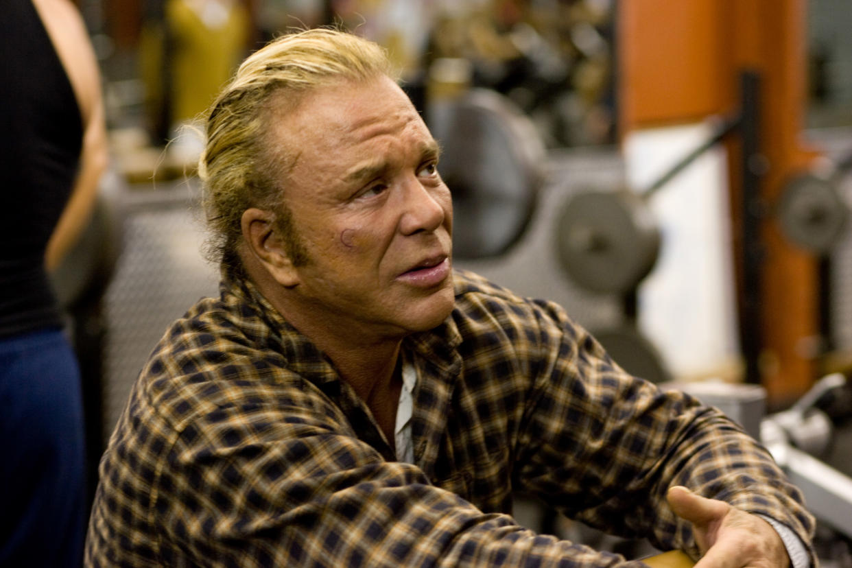 Mickey Rourke as Randy 'The Ram' Robinson in 2008's The Wrestler. (20th Century Fox)
