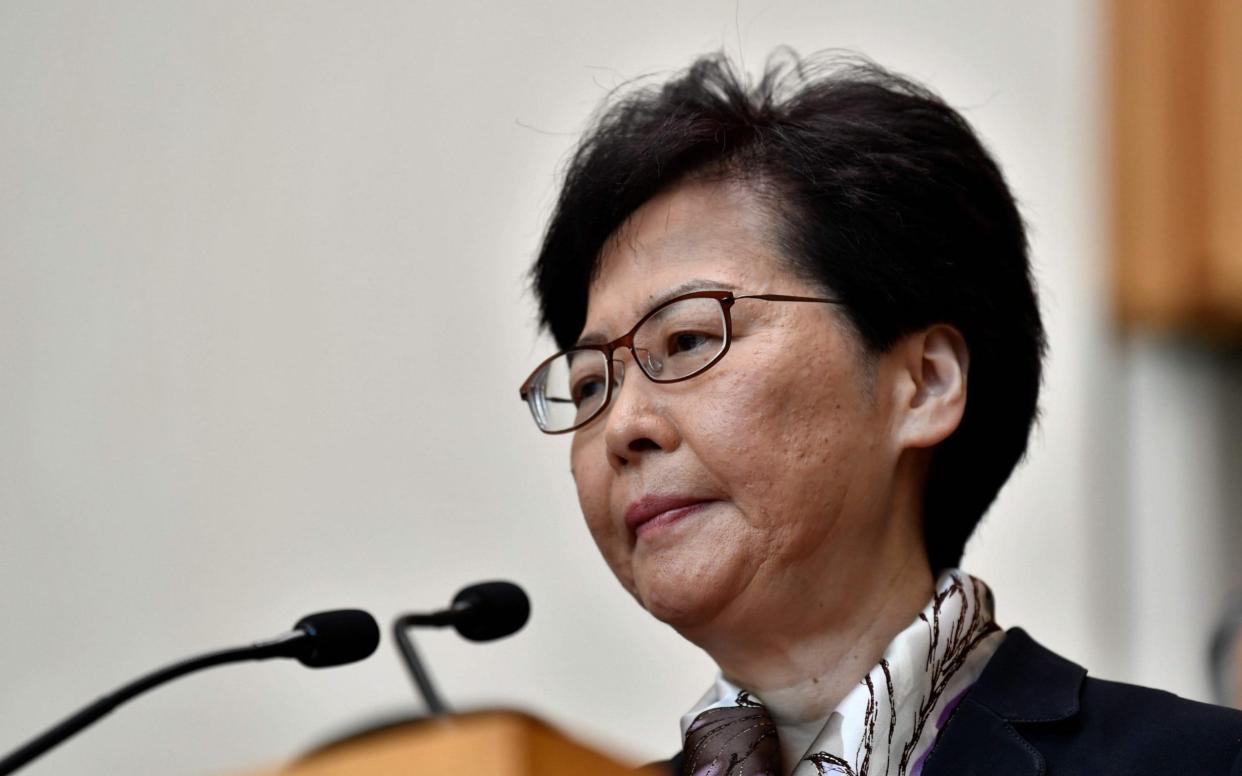 Carrie Lam says Hong Kong is on the verge of dangerous situation - AFP