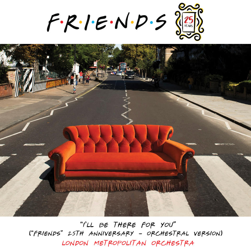 The 'Friends 25th Anniversary - Orchestral Version)' cover art. (Photo: Warner Bros.)