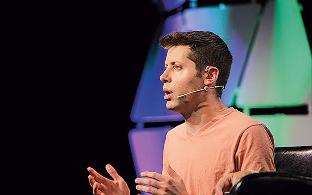 Sam Altman, above, put down a $10,000 deposit in a bid to have his brain uploaded to a computer. - Getty Images 