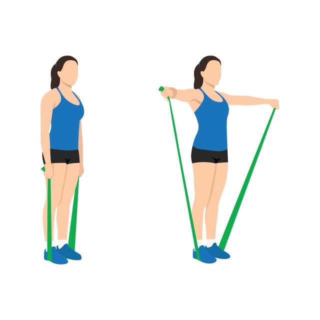 Kiss Flabby Arms Goodbye This Summer With These Four Resistance Band Arm  Workouts