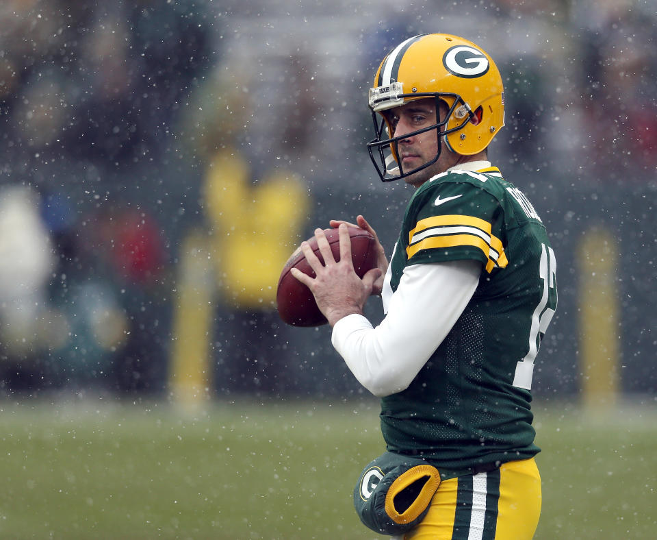 Aaron Rodgers and the Packers are looking at a lost season at 4-7-1. Next season will be under a new head coach as Mike McCarthy was fired following Sunday’s defeat to Arizona. (Getty Images)