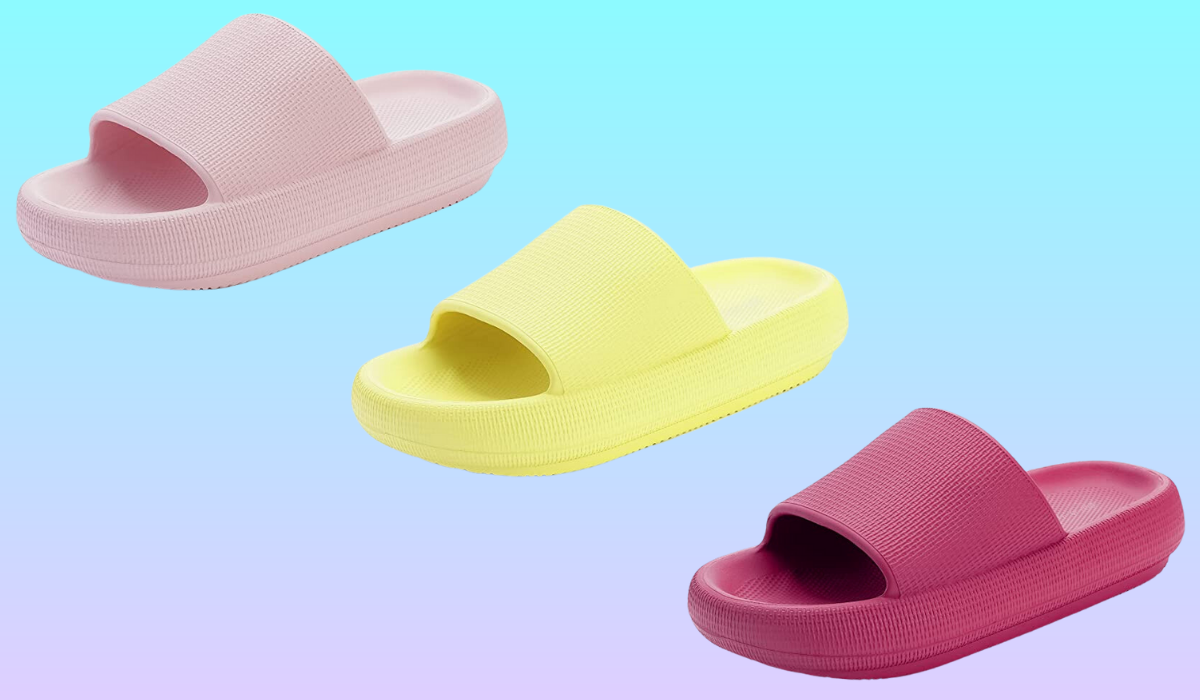 the slides in three colors