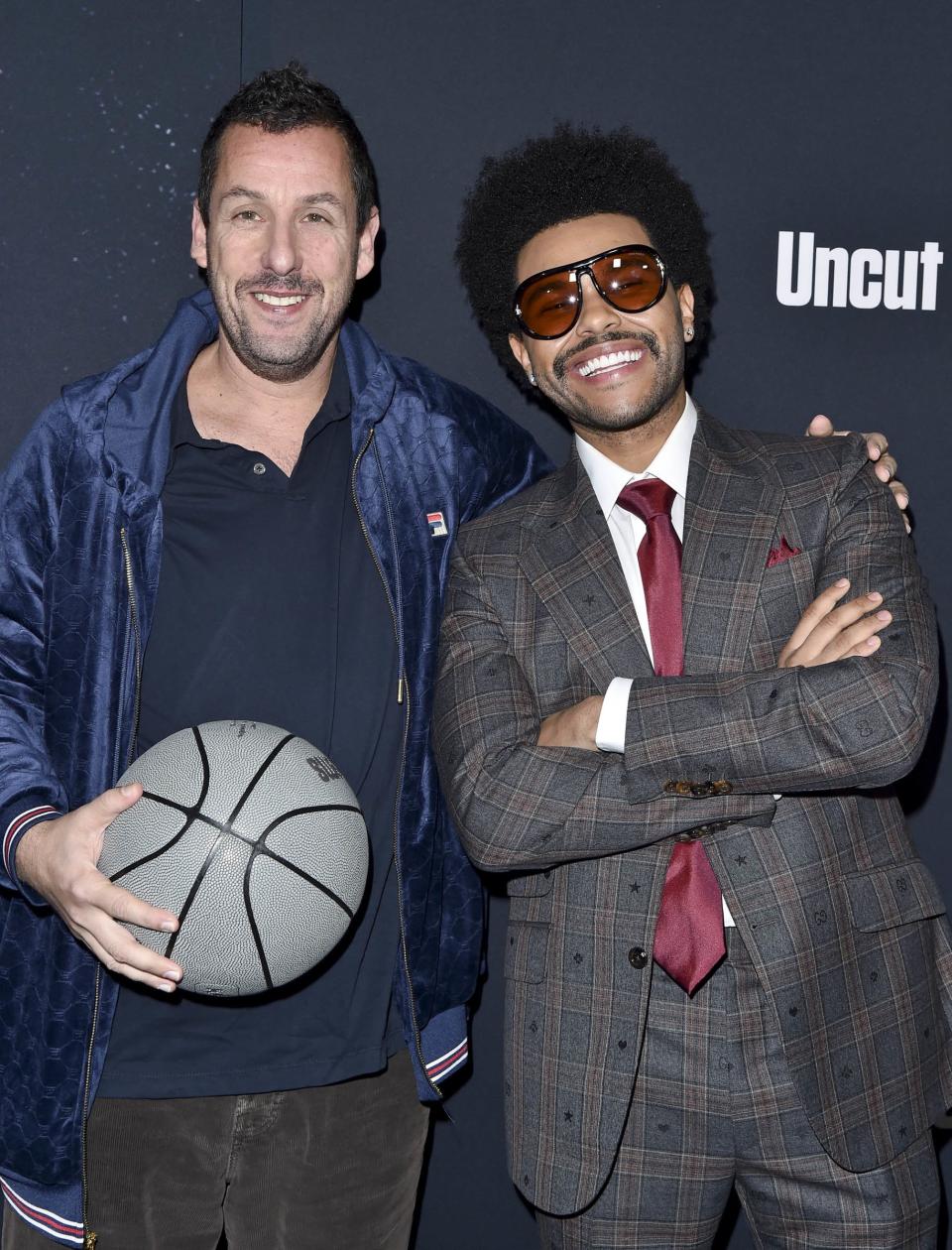 Adam Sandler and The Weeknd