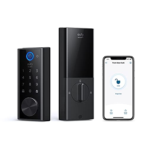 eufy Security Smart Lock Touch & Wi-Fi, Fingerprint Scanner, Keyless Entry Door Lock, Smart Wi-…