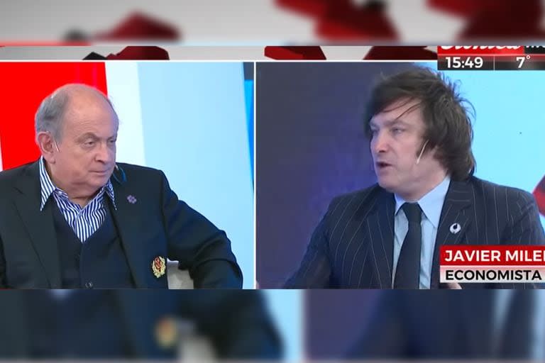 Javier Milei fue entrevistado por Chiche en diversas ocasiones (Captura video)