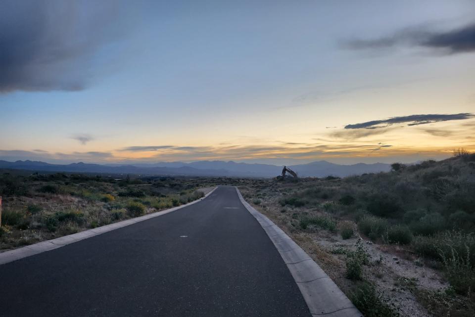 Adamolekun's view on his morning run