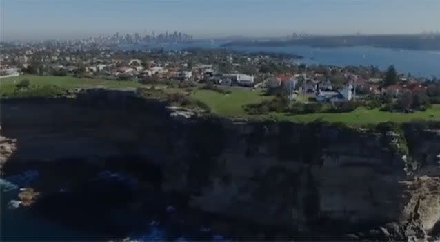 Vaucluse is one of the suburbs being affected as effluent pours into the harbour. Photo: 7 News