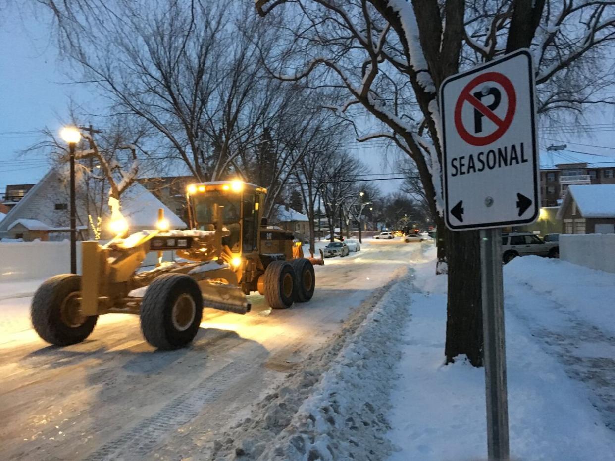 The first day of winter is weeks away but in Edmonton, city officials are already strategizing for how it will keep roads clear during the season ahead.  (David Bajer/CBC - image credit)