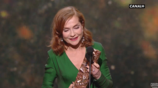 Isabelle Huppert rend hommage à la littérature