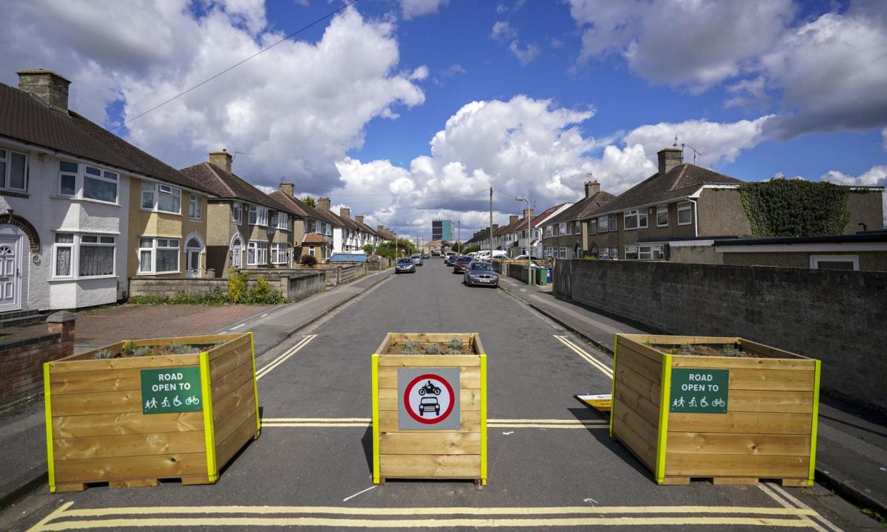 <span>Part of a low-traffic neighbourhood near Oxford. Downing Street had hoped the report would bolster their arguments against LTNs.</span><span>Photograph: Steve Parsons/PA</span>