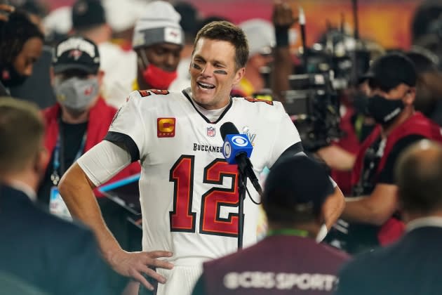 Would Tom Brady play until he's 50? Bucs QB responds to GM's idea