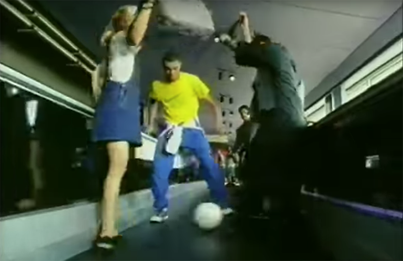 What happens when footballers are trapped in the worlds most boring place?The story behind the making offootballs most iconic advert...
