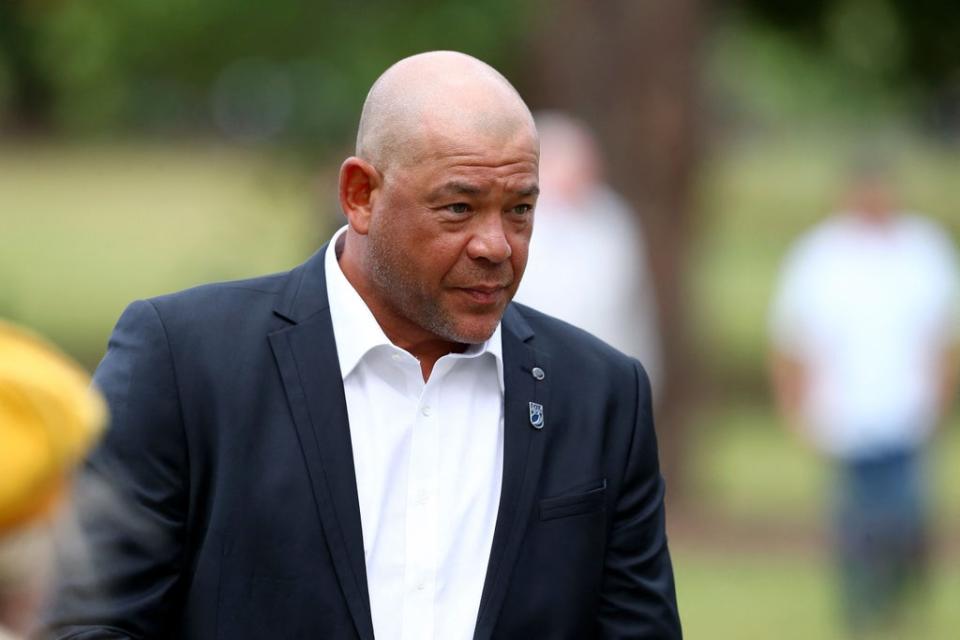 Andrew Symonds in March 2022 (AFP via Getty Images)