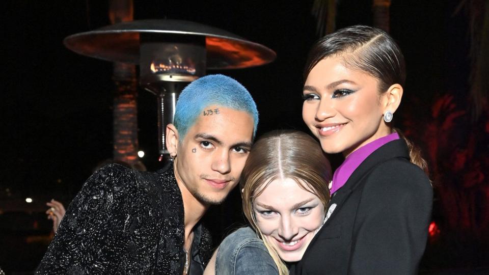 Dominic Fike, Hunter Schafer and Zendaya