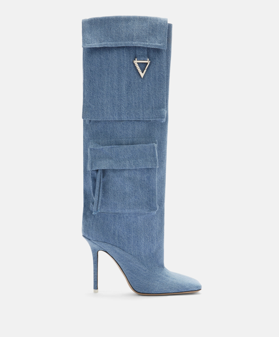 The Attico's Sienna denim knee-high boots