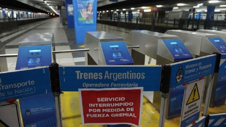 Trenes: el conflicto por los salarios afectará el servicio de transporte.