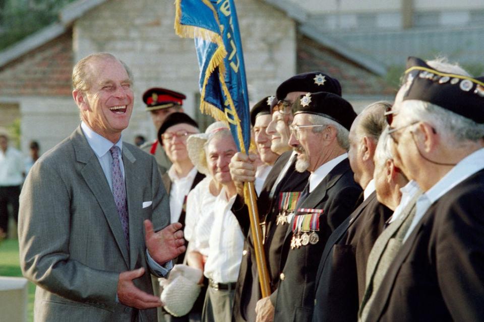 Prince Phillip visits Israel in 1994