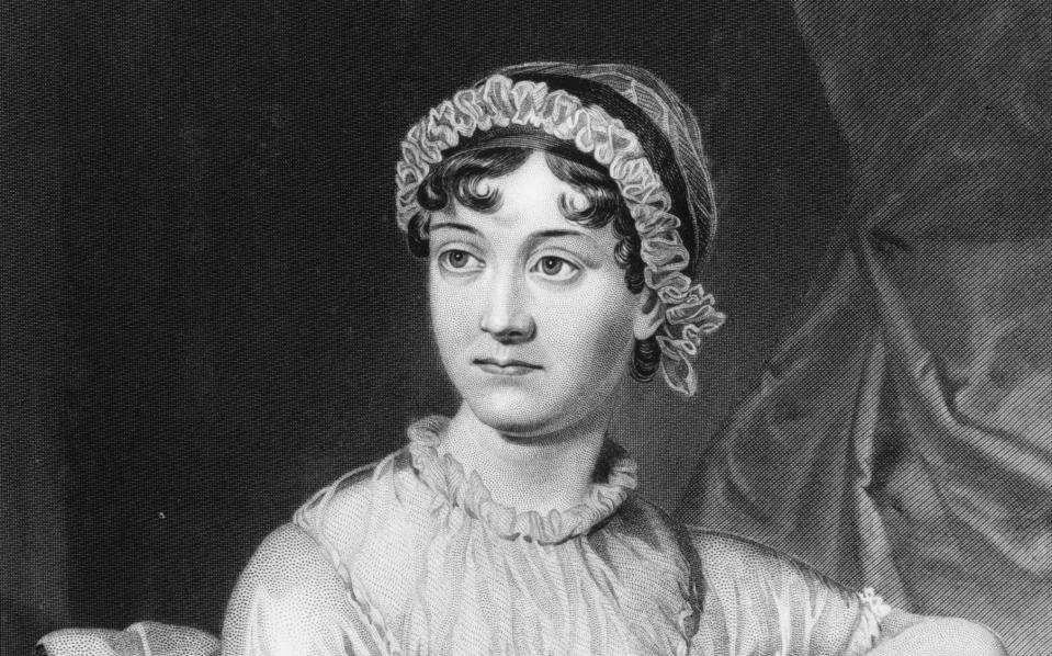 English novelist Jane Austen from an original family portrait - Hulton Archive/Hulton Archive