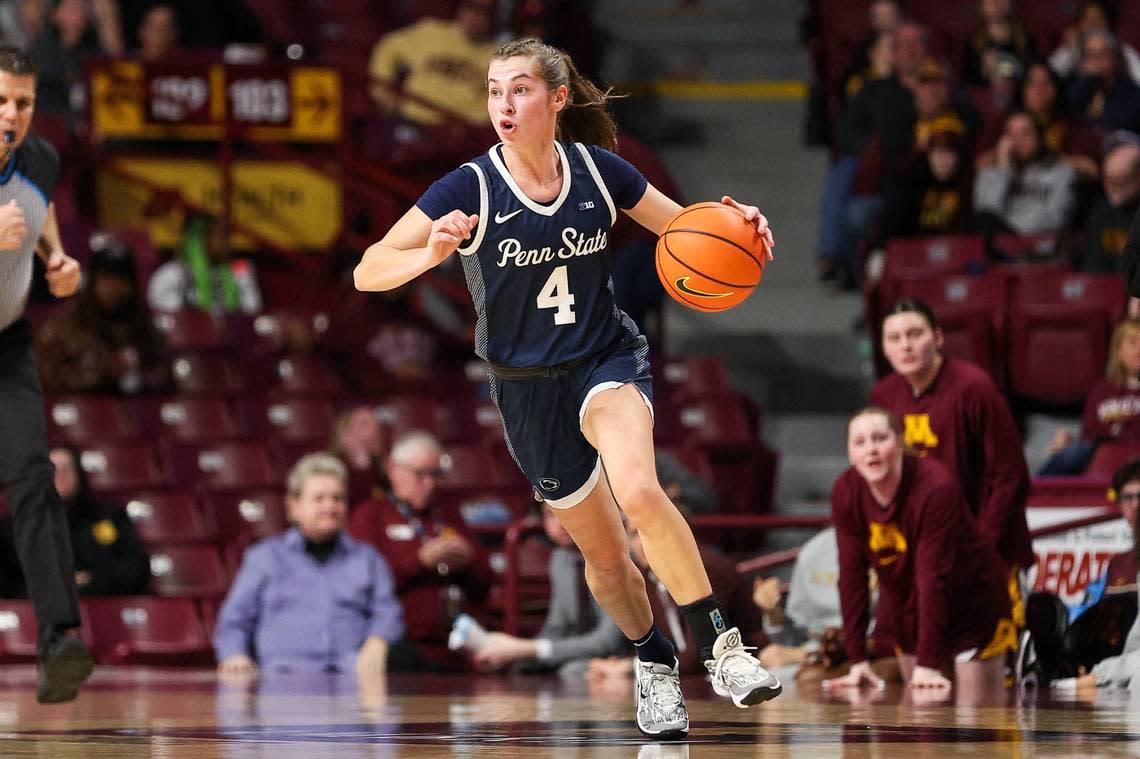 Shay Ciezki averaged 11.5 points per game for Penn State this past season.