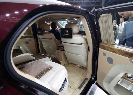 Russia-Made Aurus Senat Luxury Sedan Unveiled at Moscow Motorshow