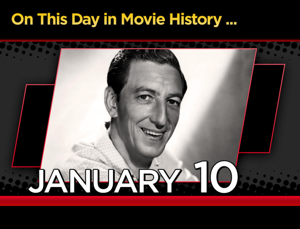 On this day in movie history January 10 Title Card