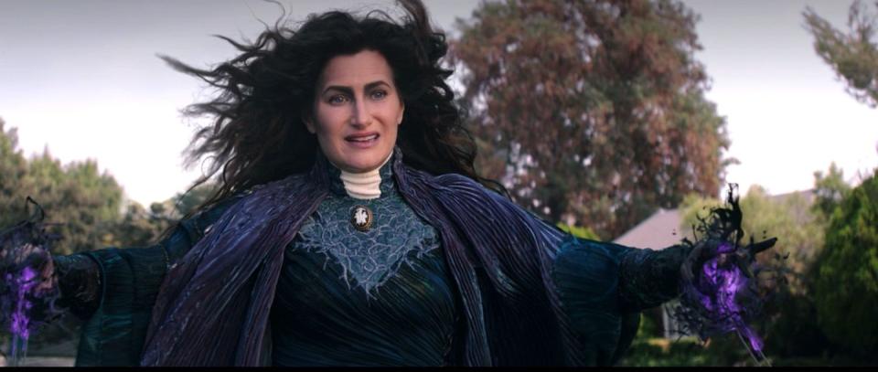 kathryn hahn as agatha in wandavision episode 8