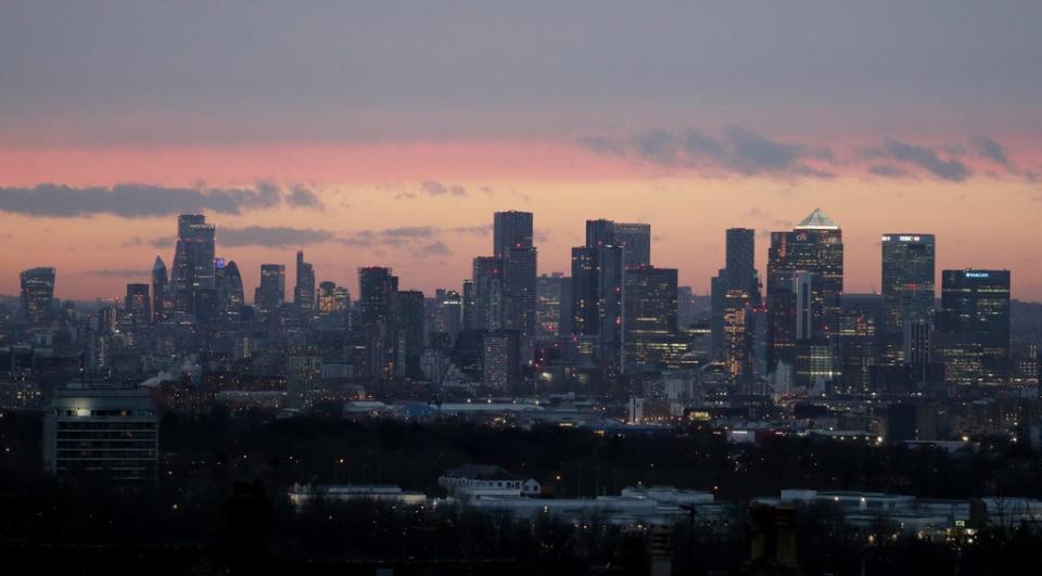 London stocks were lower at the close on Tuesday (Jonathan Brady/PA) (PA Wire)