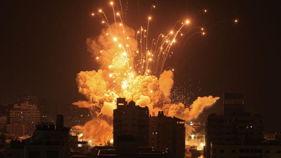 以色列對加沙地帶發動空襲
