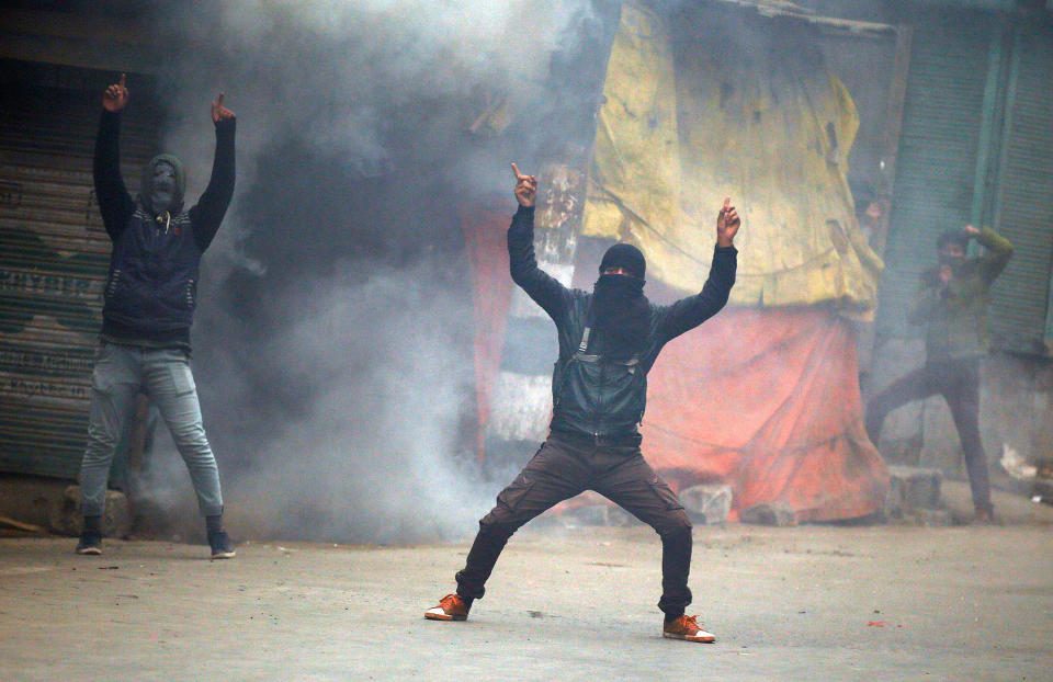 Anti-India protest in Srinagar