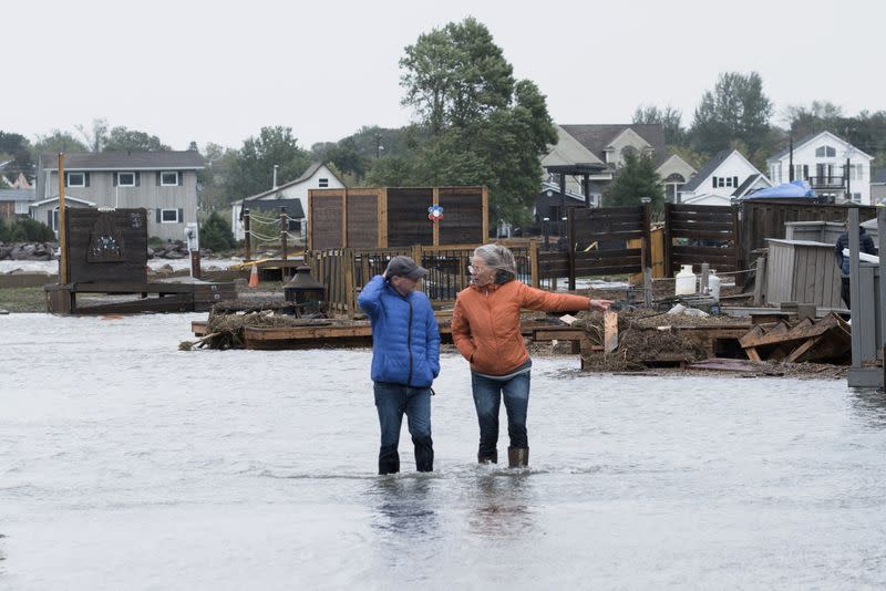 Residents clean up after Hurricane Fiona in New Brunswick