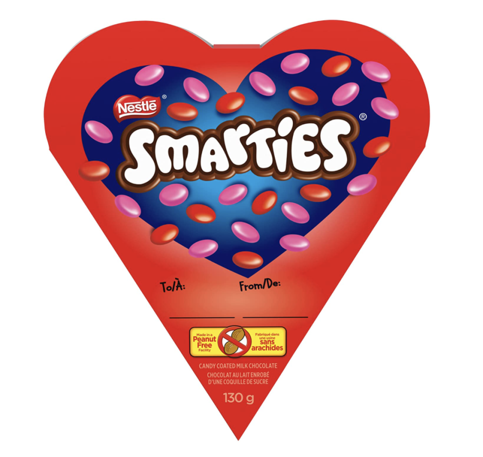 Smarties Heart-Shaped Valentine Box (Photo via Amazon)