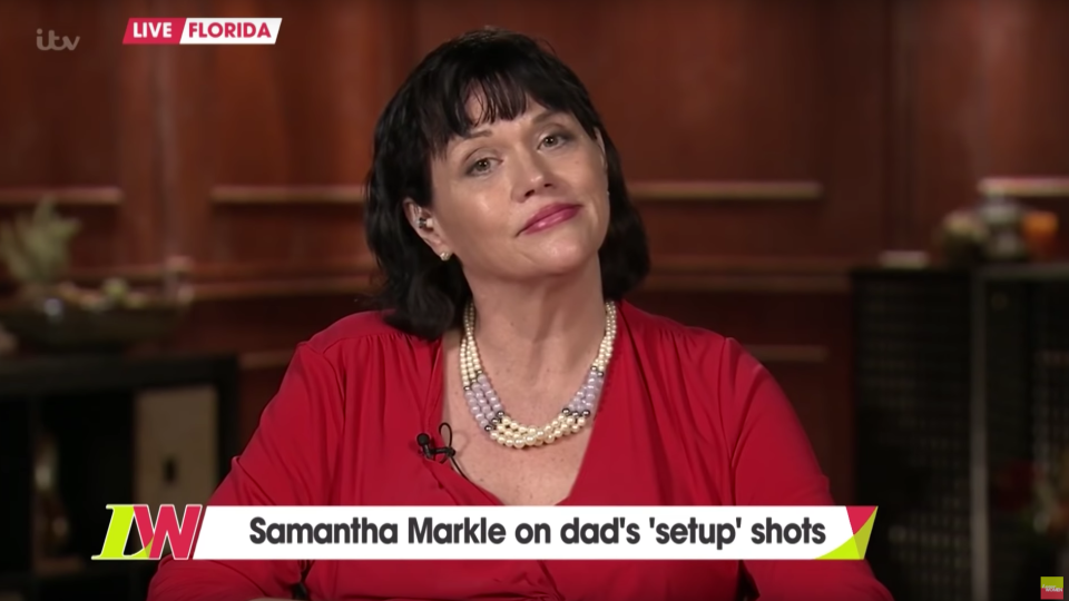 Samantha claimed she was entirely to blame for staging her dad’s paparazzi snaps. Photo: ITV/Loose Women