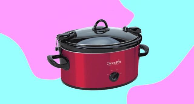 Crock-Pot SCCPVL610-S 6-Quart Programmable Cook and Carry Oval Slow Cooker,  Digital Timer, Stainless Steel