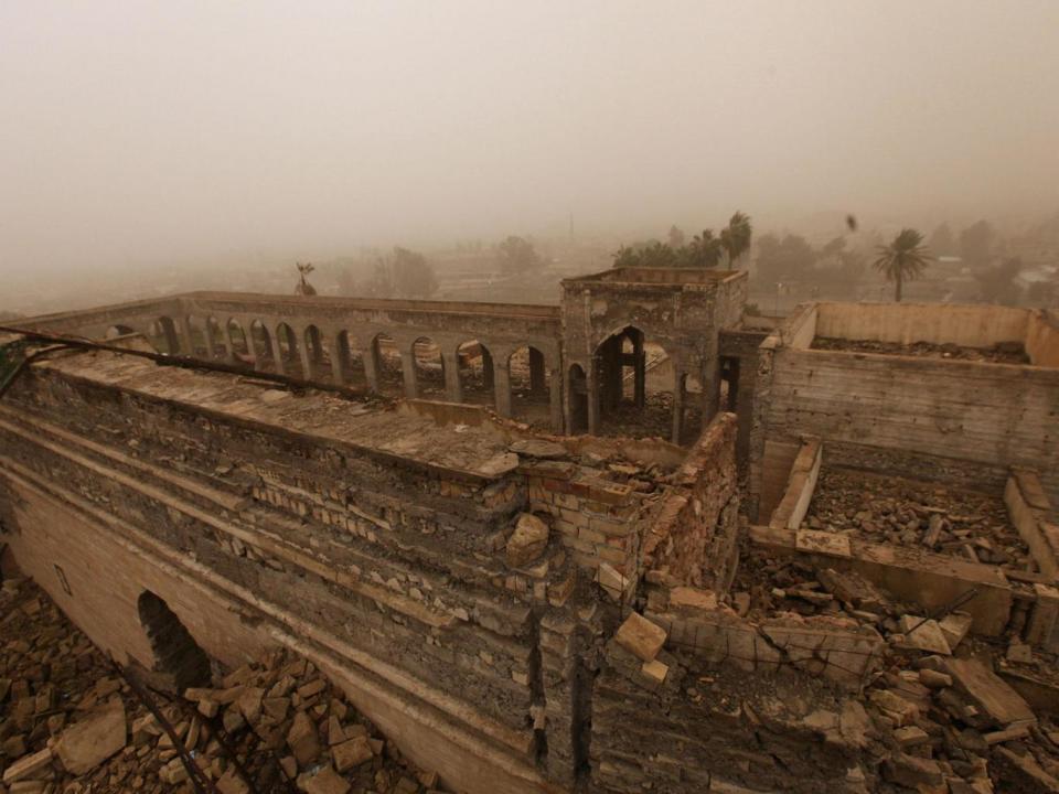 The Nebi Yunus shrine was discovered wrecked and crumbling by Iraqi soldiers Reuters/Azad Lashkari